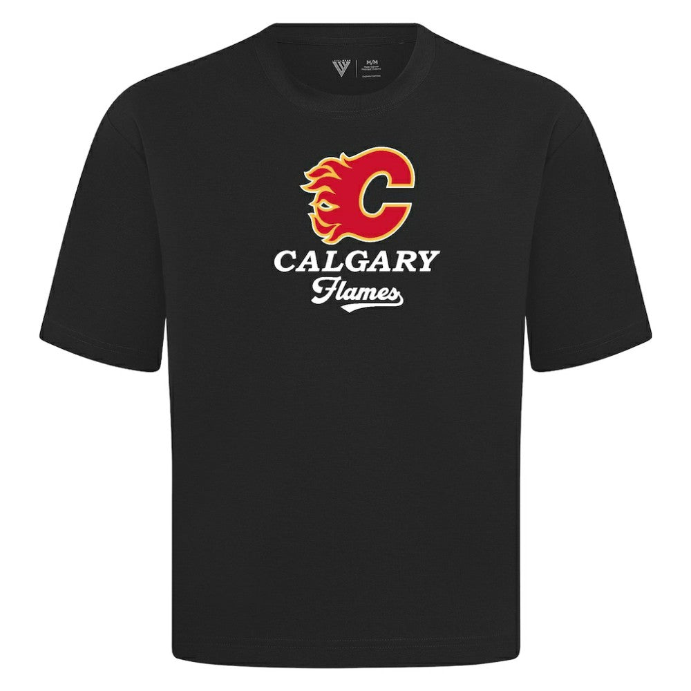 Calgary Flames Levelwear Team Surge Luxe Signature Knit T-Shirt -  NHL T-shirts