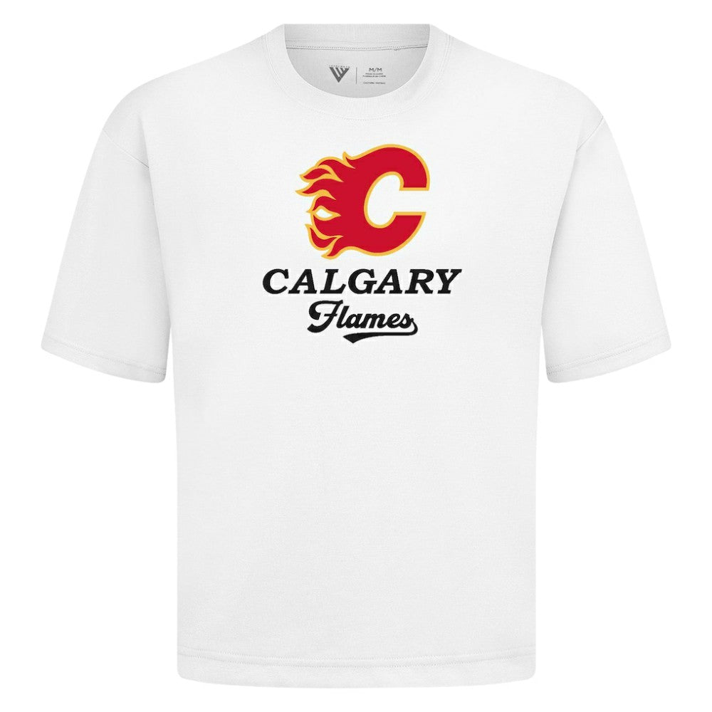 Calgary Flames Levelwear Team Surge Luxe Signature Knit T-Shirt -  NHL T-shirts