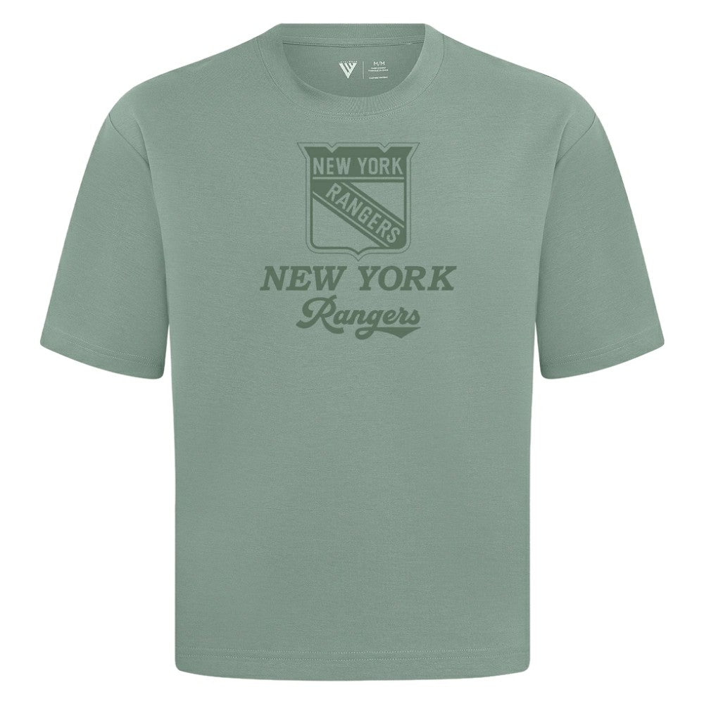 New York Rangers Levelwear Shadow Surge Luxe Signature Knit T-Shirt -  NHL T-shirts