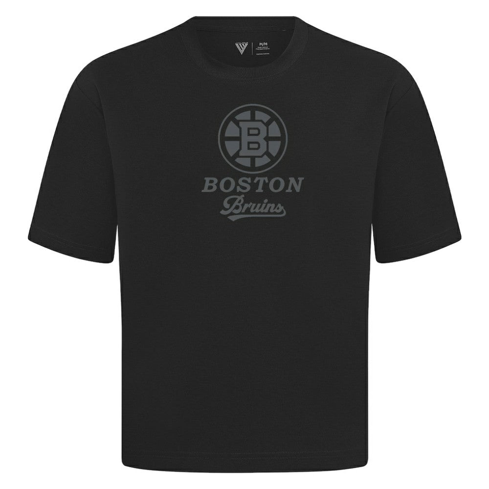 Boston Bruins Levelwear Shadow Surge Luxe Signature Knit T-Shirt -  NHL T-shirts