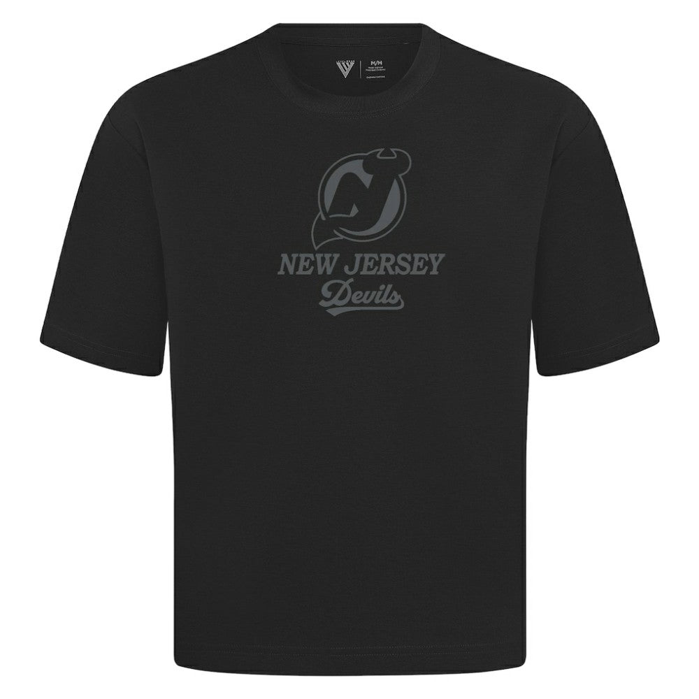 New Jersey Devils Levelwear Shadow Surge Luxe Signature Knit T-Shirt -  NHL T-shirts