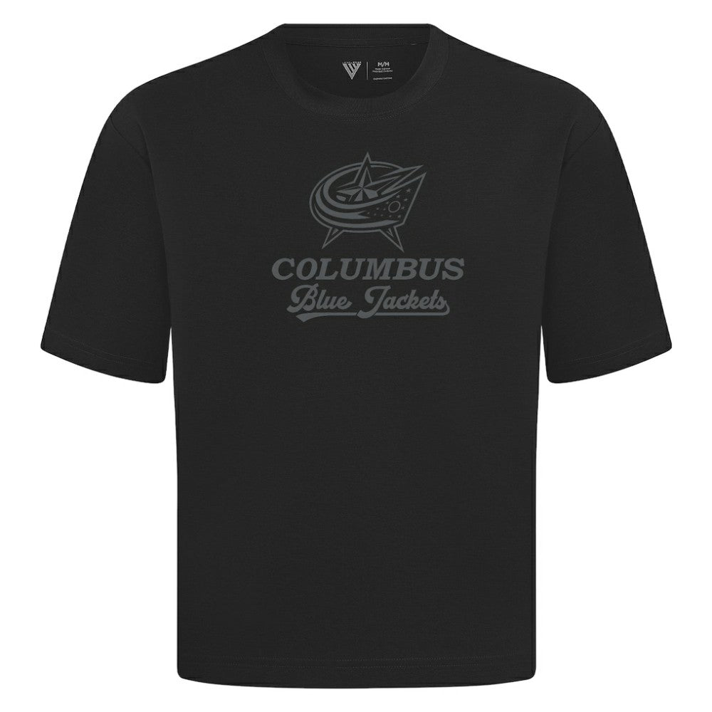 Columbus Blue Jackets Levelwear Shadow Surge Luxe Signature Knit T-Shirt -  NHL T-shirts