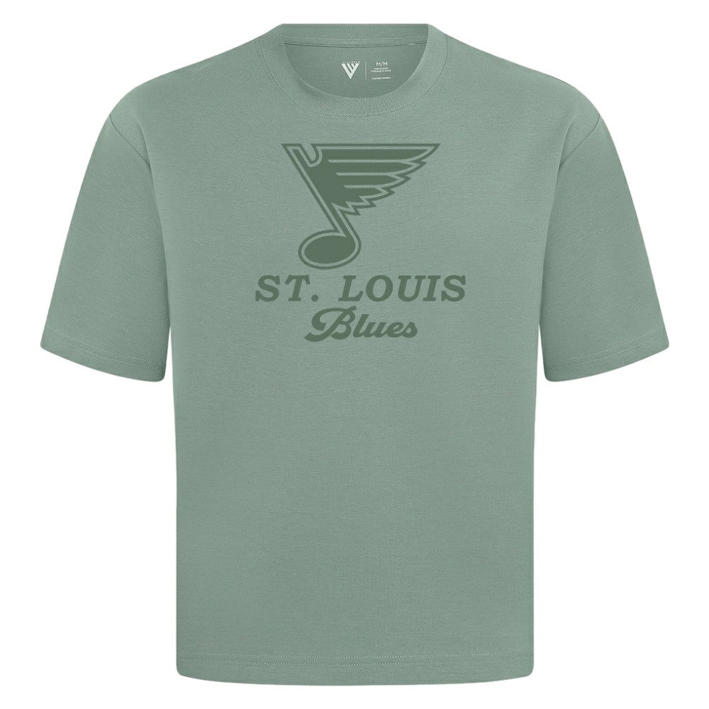 St. Louis Blues Levelwear Shadow Surge Luxe Signature Knit T-Shirt -  NHL T-shirts