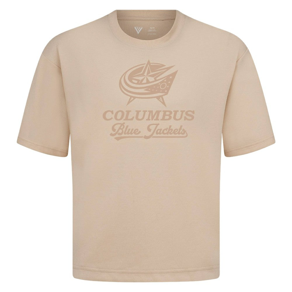 Columbus Blue Jackets Levelwear Shadow Surge Luxe Signature Knit T-Shirt -  NHL T-shirts