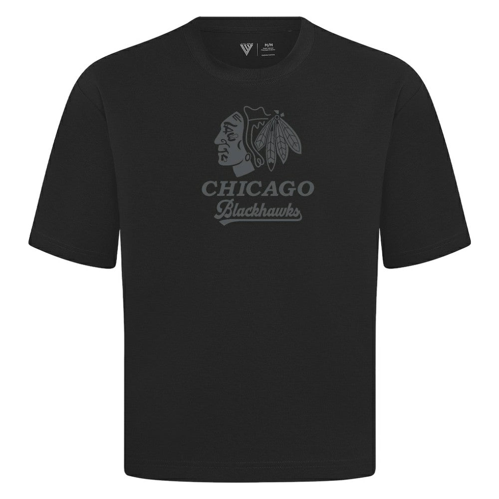 Chicago Blackhawks Levelwear Shadow Surge Luxe Signature Knit T-Shirt -  NHL T-shirts