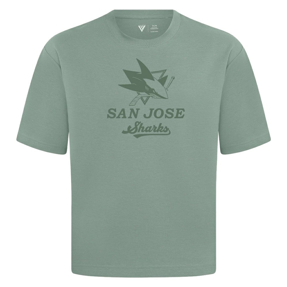 San Jose Sharks Levelwear Shadow Surge Luxe Signature Knit T-Shirt -  NHL T-shirts