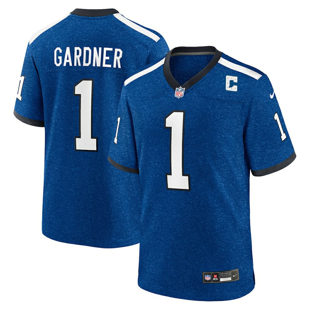 Indianapolis Colts Ahmad Sauce Gardner  Alternate 2 Indiana Nights Game Jersey | NFL Discount