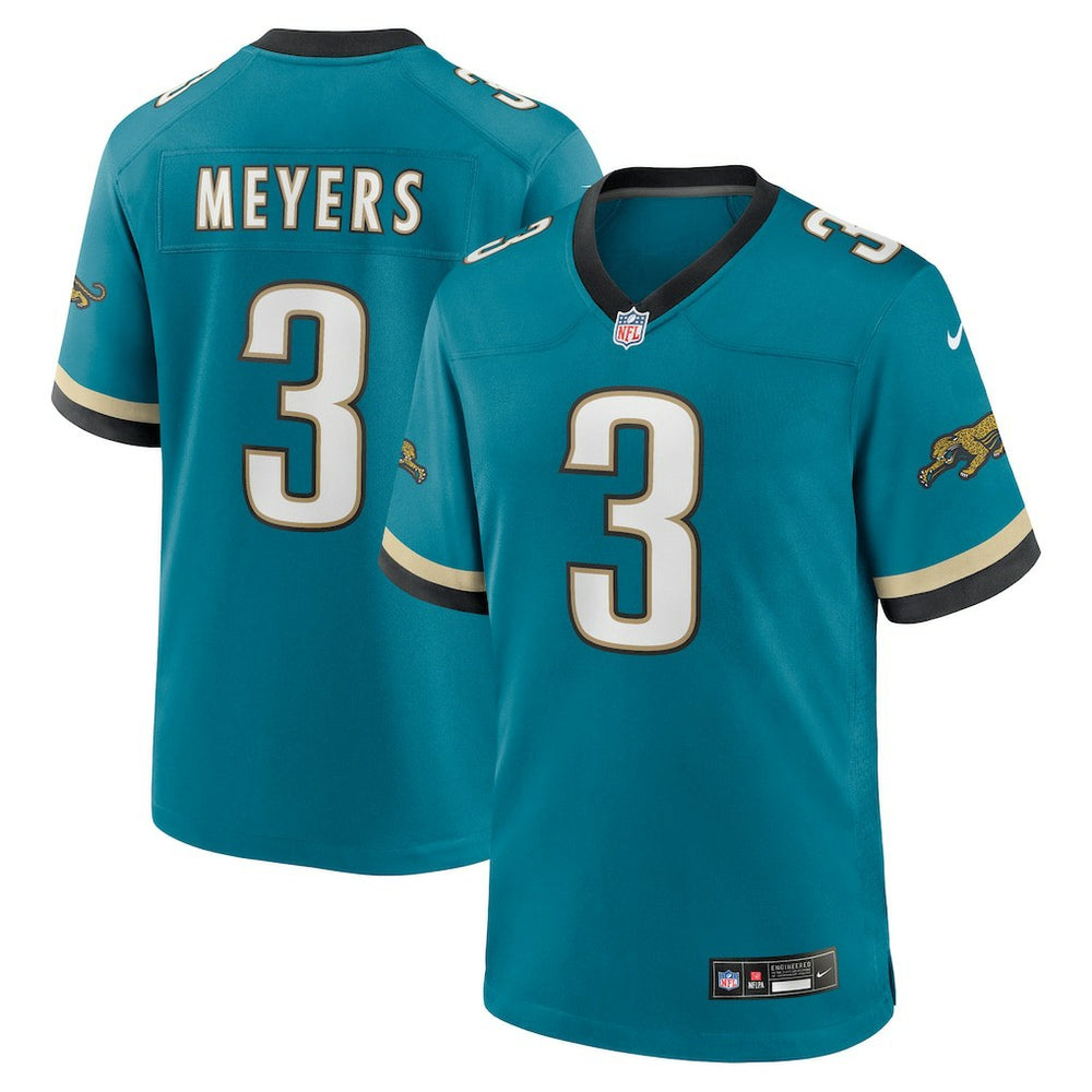 Jacksonville Jaguars Jakobi Meyers  Alternate 2 Prowler Throwback Game Jersey | NFL Hot