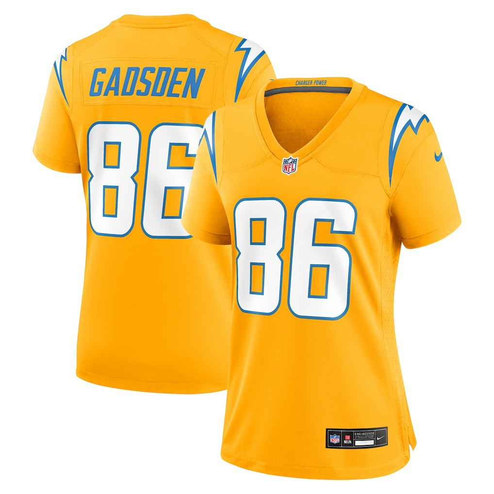 Los Angeles Chargers Oronde Gadsden  Women's Alternate Charger Power Game Jersey | NFL Online