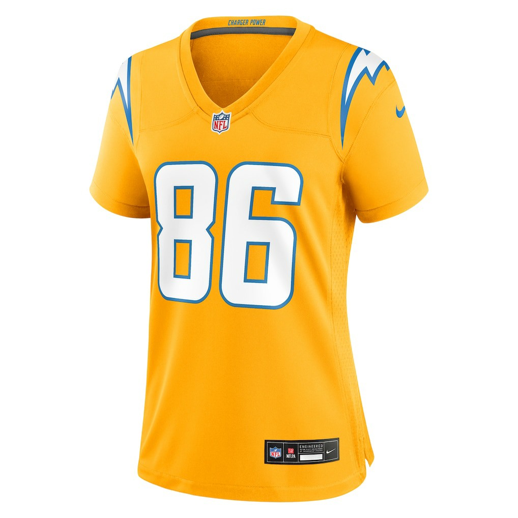 Los Angeles Chargers Oronde Gadsden  Women's Alternate Charger Power Game Jersey | NFL Online