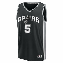 Black Stephon Castle San Antonio Spurs Fast Break Replica Jersey | NBA