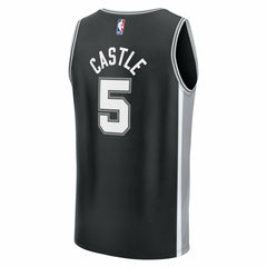 Black Stephon Castle San Antonio Spurs Fast Break Replica Jersey | NBA
