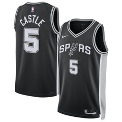 Black Stephon Castle San Antonio Spurs Unisex Swingman Jersey | NBA