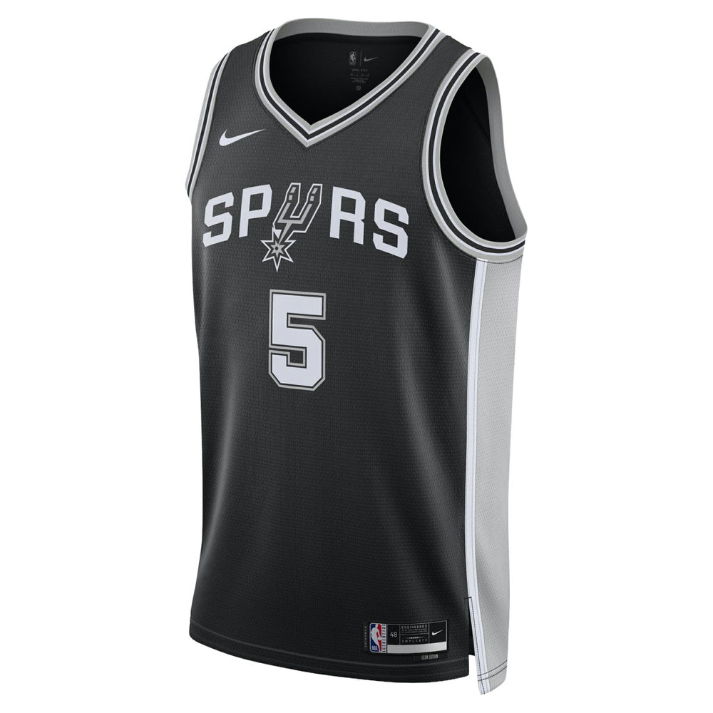 Black Stephon Castle San Antonio Spurs Unisex Swingman Jersey | NBA