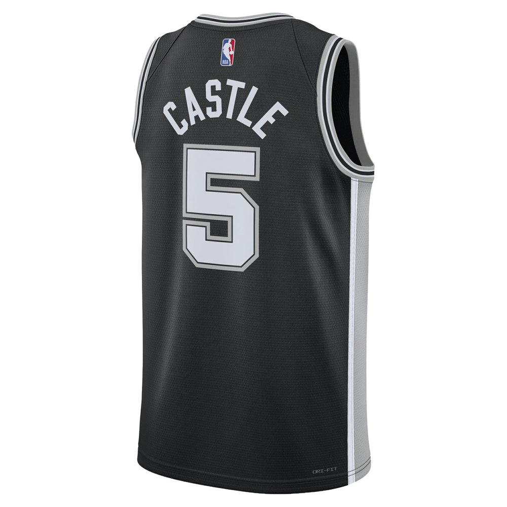 Black Stephon Castle San Antonio Spurs Unisex Swingman Jersey | NBA