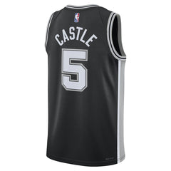 Black Stephon Castle San Antonio Spurs Unisex Swingman Jersey | NBA