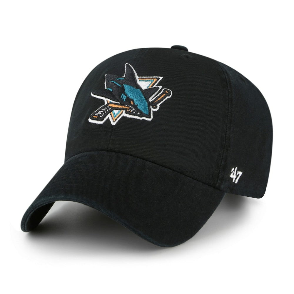 San Jose Sharks '47 Logo Clean Up Adjustable Hat -  NHL Hats