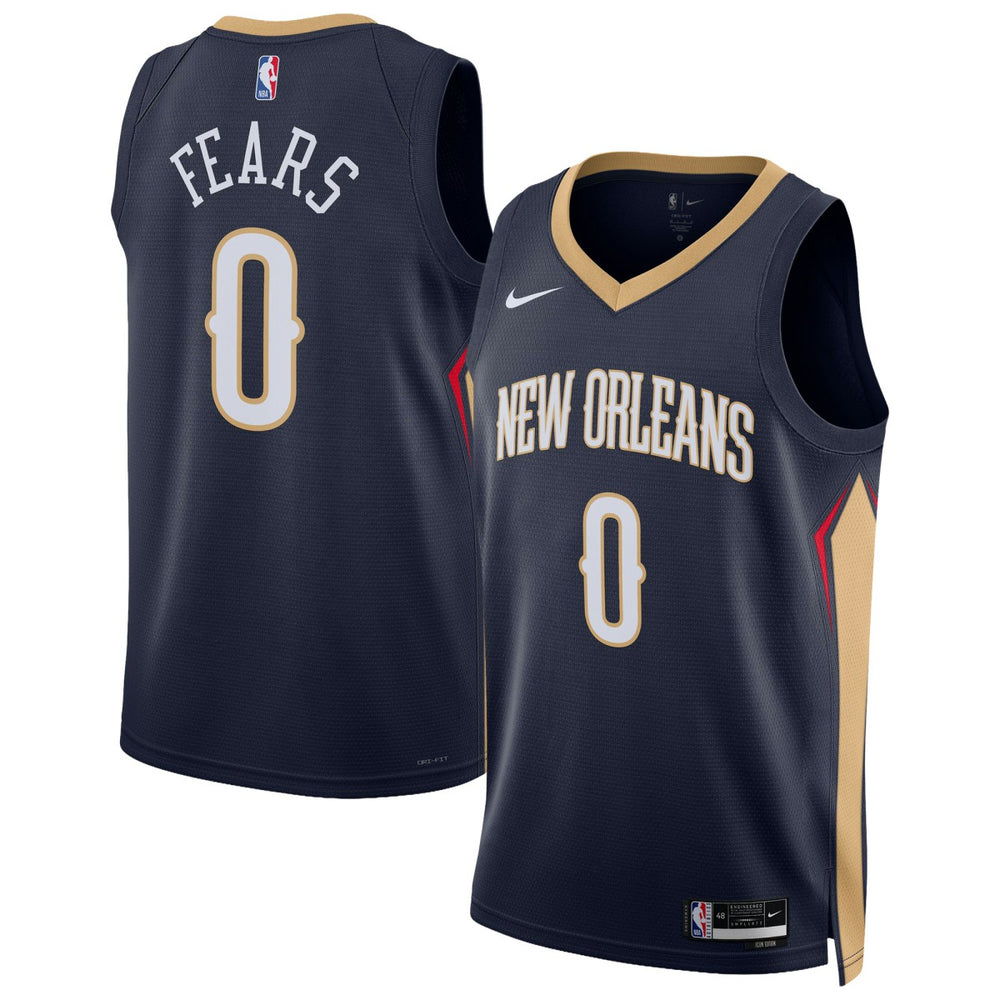 Navy Jeremiah Fears New Orleans Pelicans Unisex Swingman Jersey | NBA