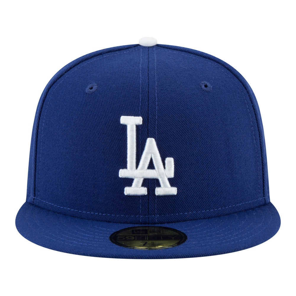 Los Angeles Dodgers New Era Back-to-Back Champions Diamond Side Patch 59FIFTY Fitted Hat - MLB Hats