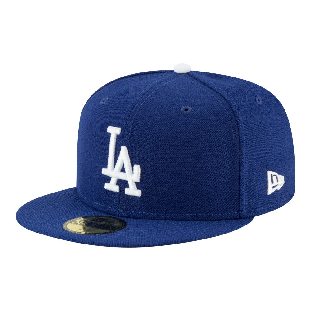 Los Angeles Dodgers New Era Back-to-Back Champions Diamond Side Patch 59FIFTY Fitted Hat - MLB Hats