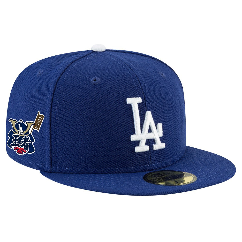 Los Angeles Dodgers New Era 2025 Champions Samurai Side Patch 59FIFTY Fitted Hat - MLB Hats