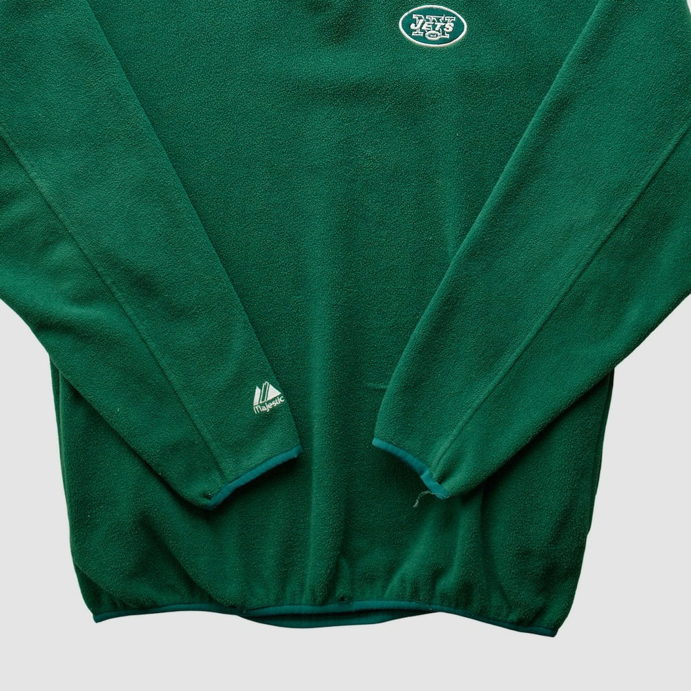 New York Jets Majestic 2000s 1/4 Zip Sweatshirt | NFL Outlet