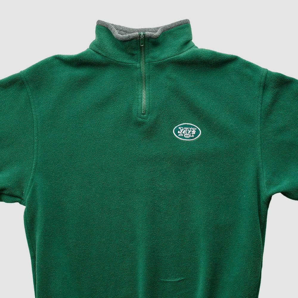 New York Jets Majestic 2000s 1/4 Zip Sweatshirt | NFL Outlet