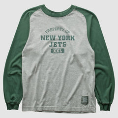 New York Jets Grid Iron 2000s Long Sleeve T-shirt | NFL Hot