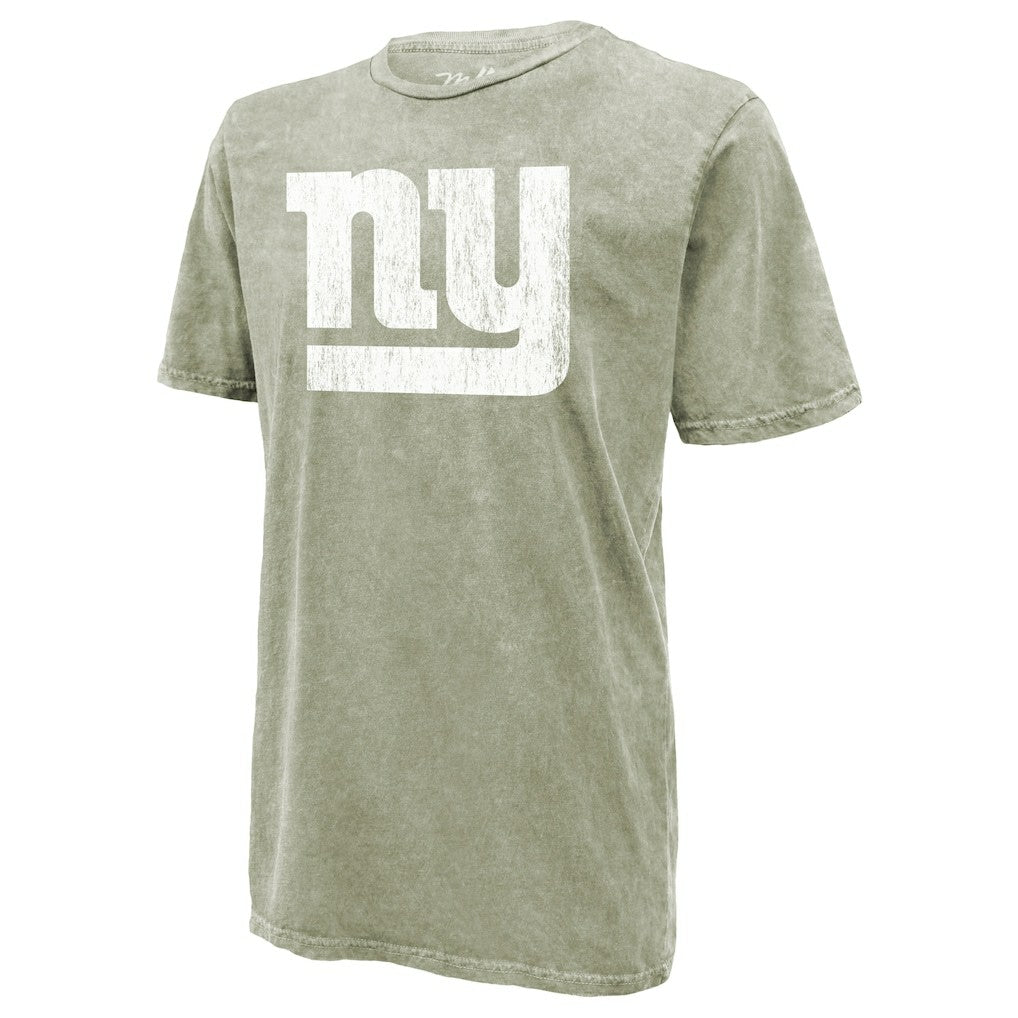 New York Giants Jaxson Dart  Majestic Threads Mineral Wash Name & Number T-Shirt | NFL Outlet