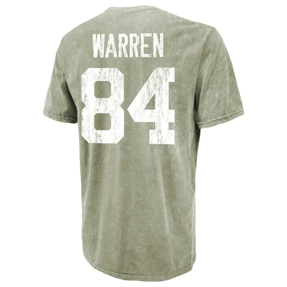 Indianapolis Colts Tyler Warren  Majestic Threads Mineral Wash Name & Number T-Shirt | NFL Outlet