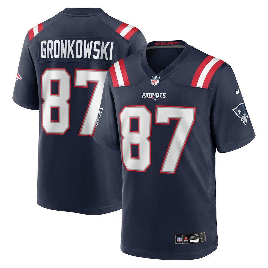 New England Patriots Rob Gronkowski  Team Retired Player Game Jersey | NFL Discount