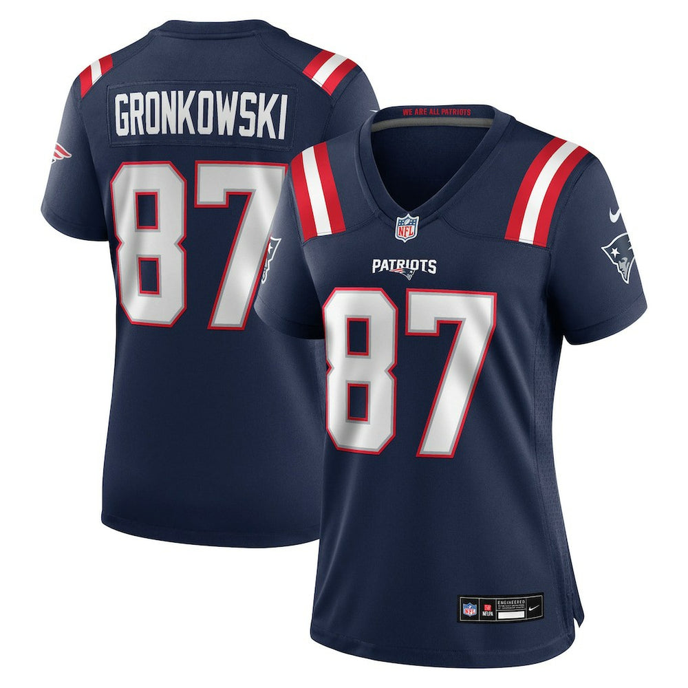 New England Patriots Rob Gronkowski  Women's Team Retired Player Game Jersey | NFL Discount