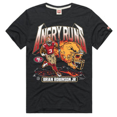 San Francisco 49ers Brian Robinson Jr.  Homage Unisex Angry Runs Player Graphic Tri-Blend T-Shirt | NFL New