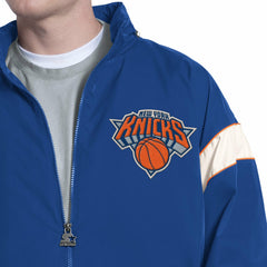 Royal New York Knicks Starter The Gust Full-Zip Hooded Jacket | NBA