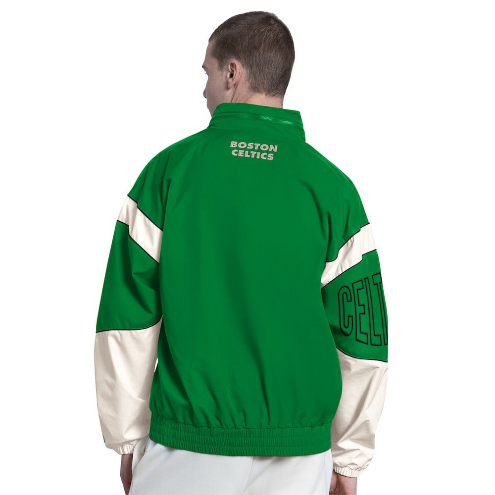 Green Boston Celtics Starter The Gust Full-Zip Hooded Jacket | NBA