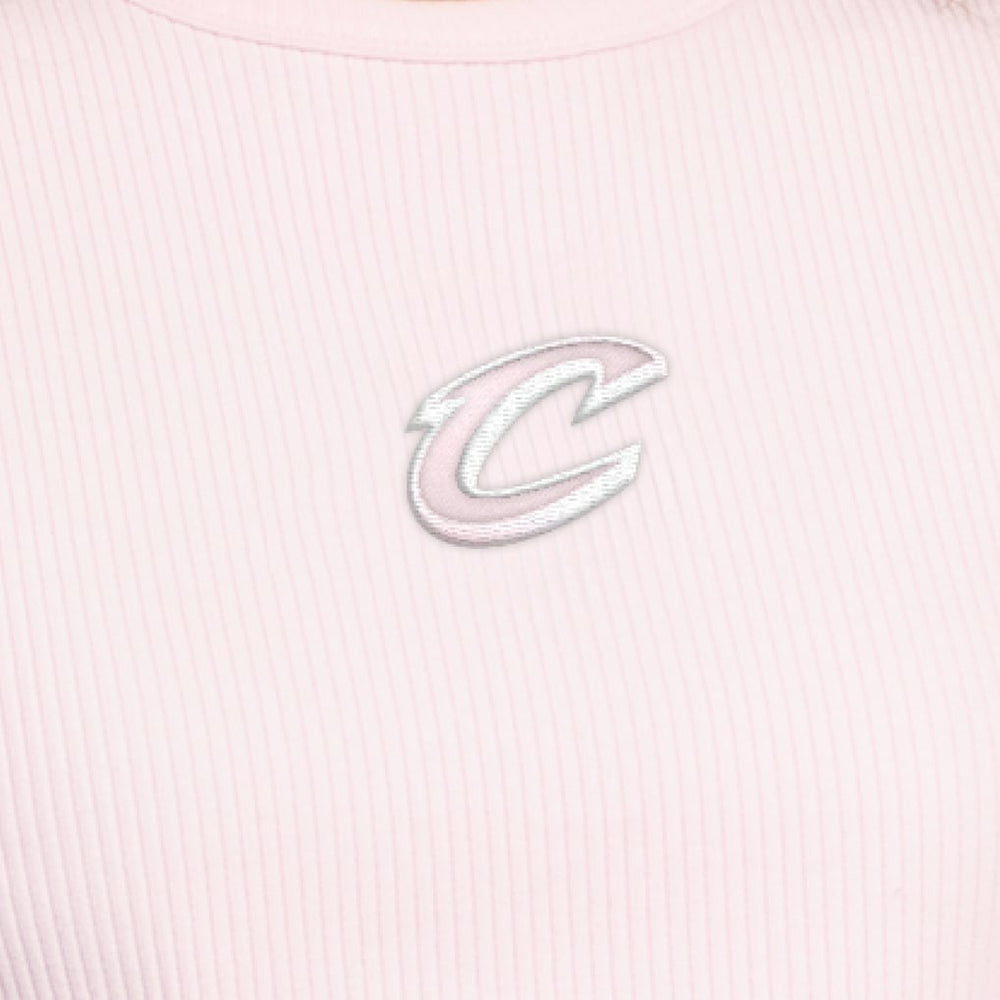Pink Cleveland Cavaliers Starter Women's Pastel Ribbed Tank Top sale | NBA