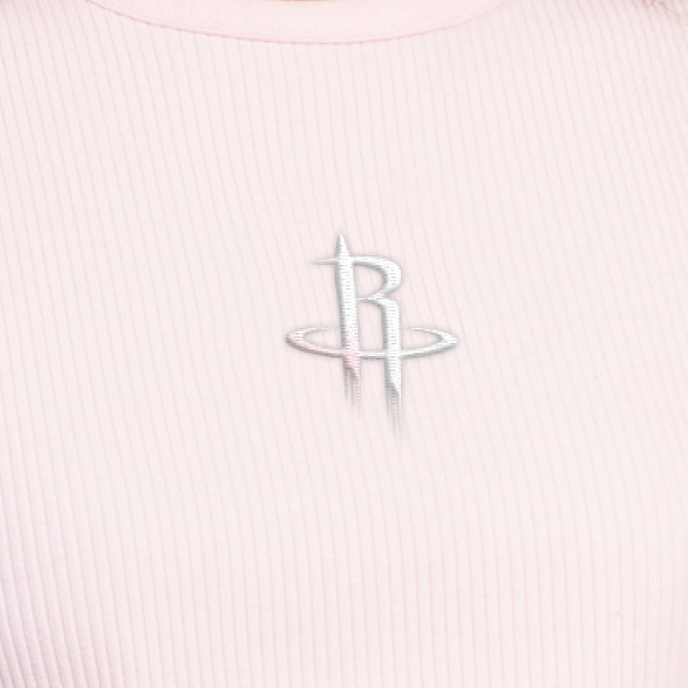 Pink Houston Rockets Starter Women's Pastel Ribbed Tank Top | NBA