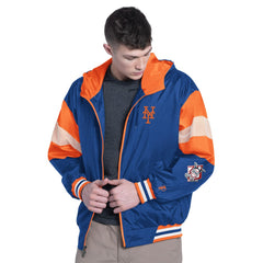 New York Mets Pro Player Legacy Lightweight Full-Zip Hooded Jacket - MLB Jackets
