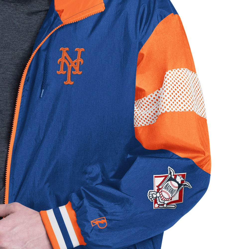 New York Mets Pro Player Legacy Lightweight Full-Zip Hooded Jacket - MLB Jackets