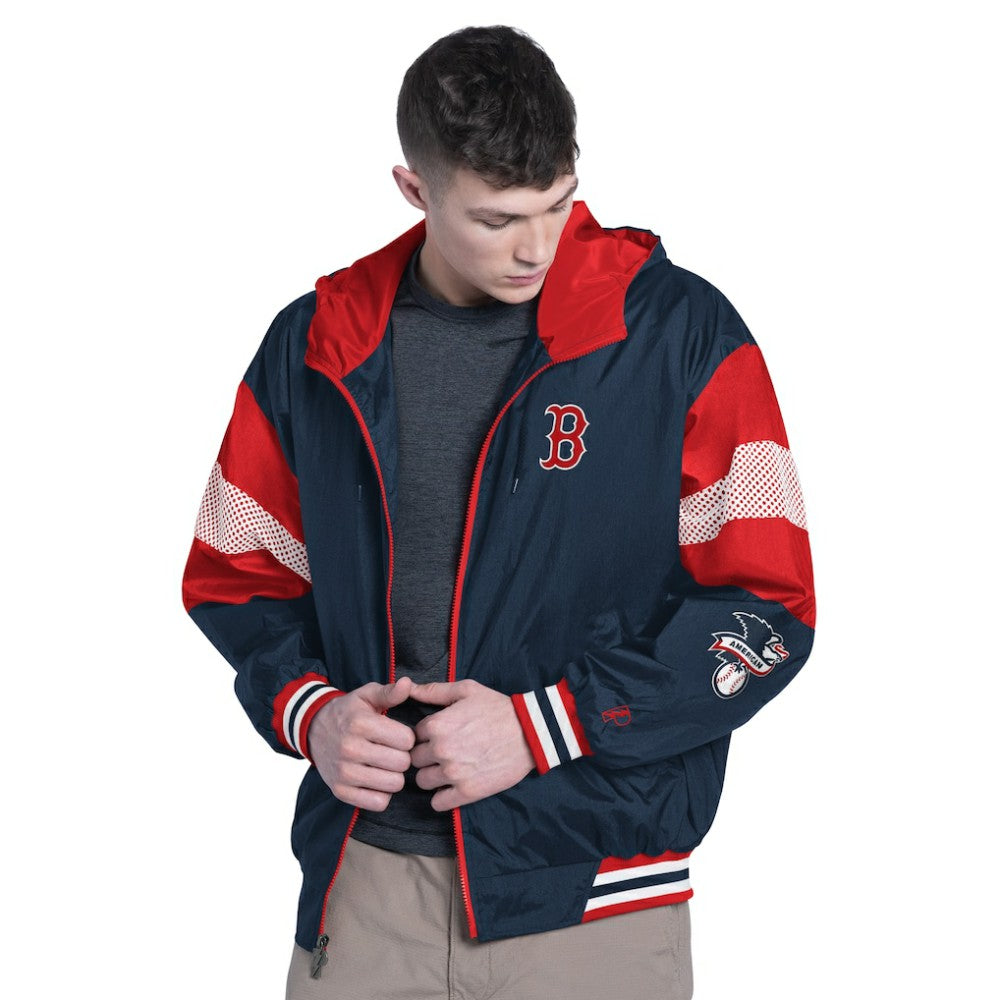 Boston Red Sox Pro Player Legacy Lightweight Full-Zip Hooded Jacket - MLB Jackets