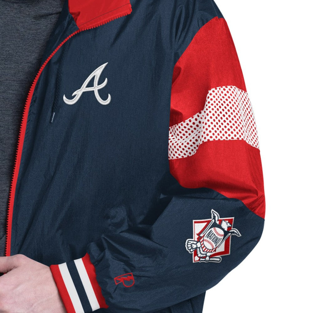Atlanta Braves Pro Player Legacy Lightweight Full-Zip Hooded Jacket - MLB Jackets