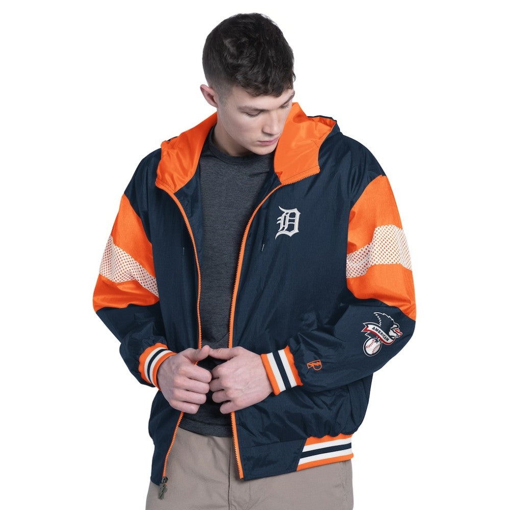 Detroit Tigers Pro Player Legacy Lightweight Full-Zip Hooded Jacket - MLB Jackets