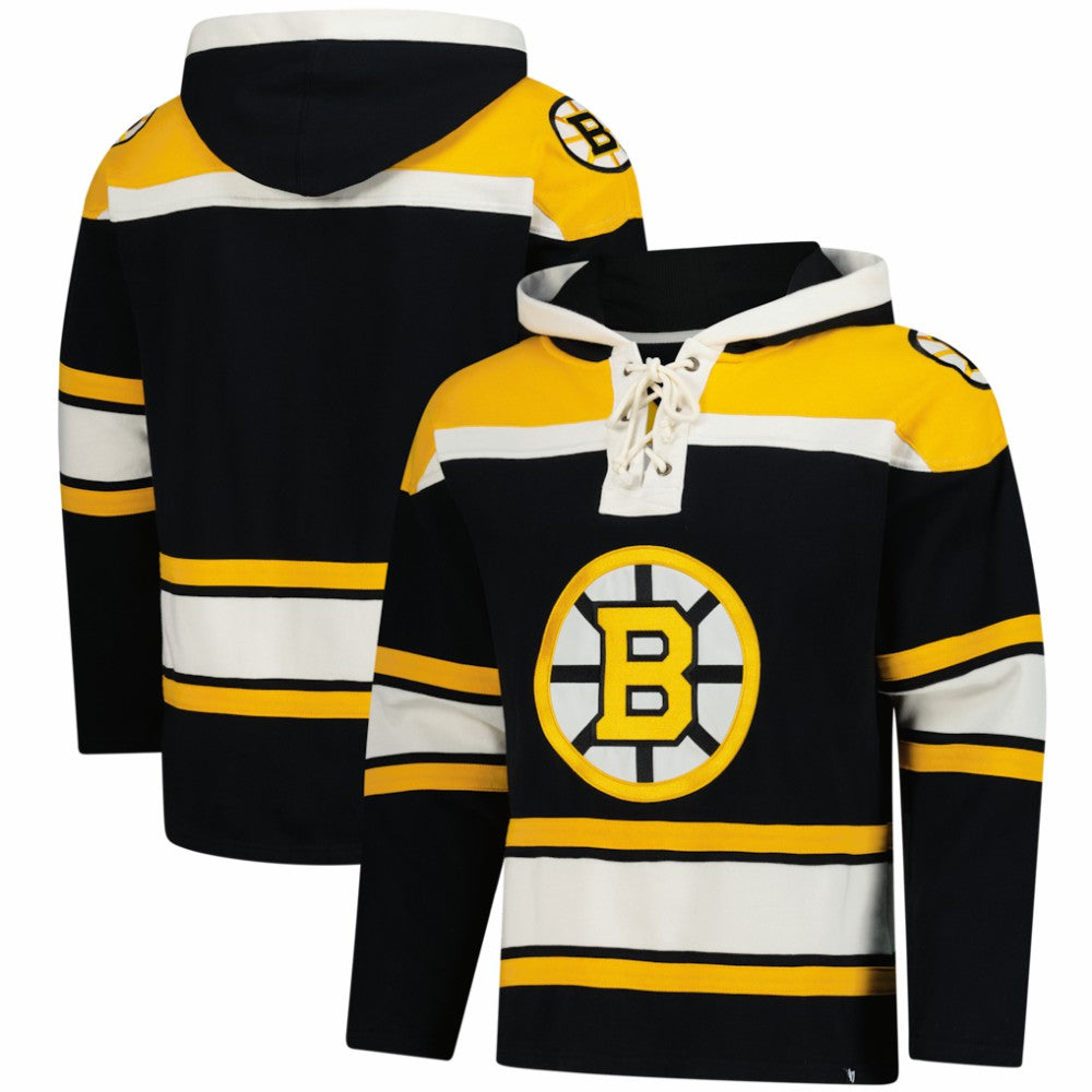 Boston Bruins '47 Superior Lacer Hoodie -  NHL Hoodies
