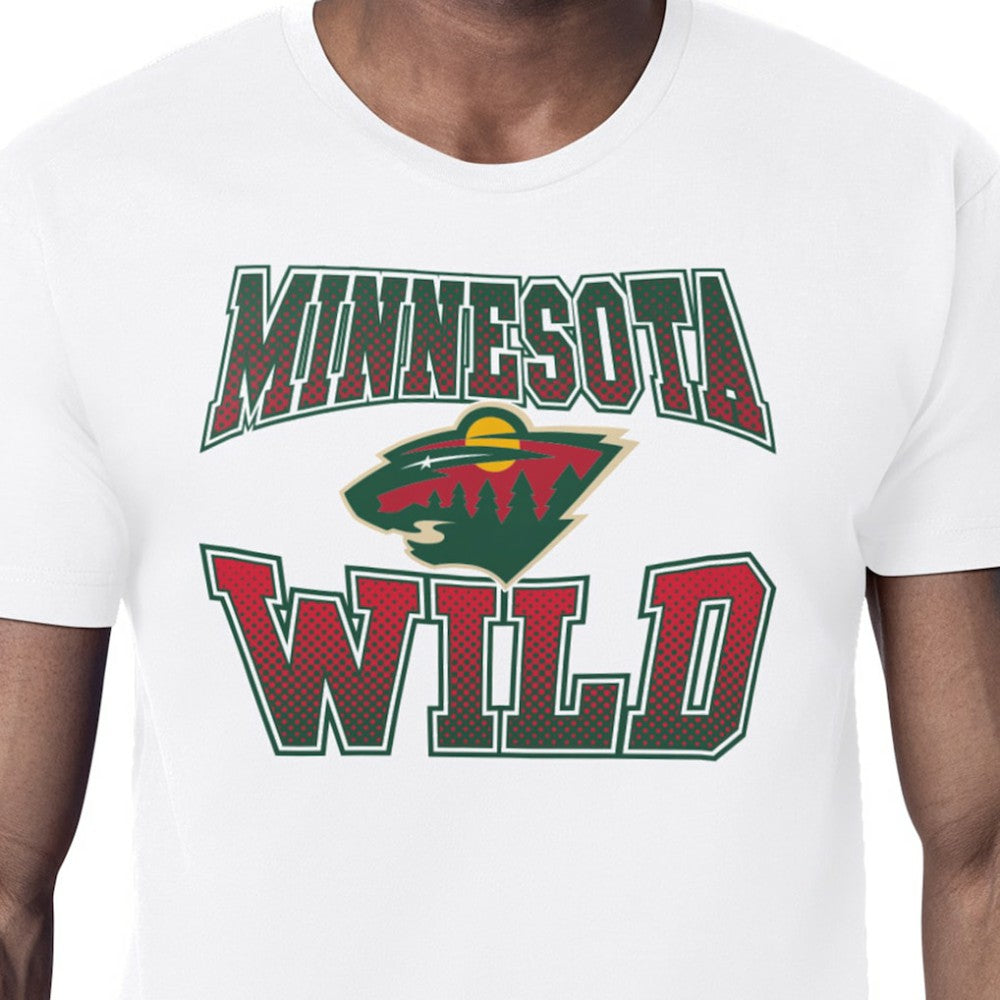 Minnesota Wild Starter Comic Style Team Graphic T-Shirt -  NHL T-shirts