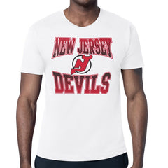 New Jersey Devils Starter Comic Style Team Graphic T-Shirt -  NHL T-shirts