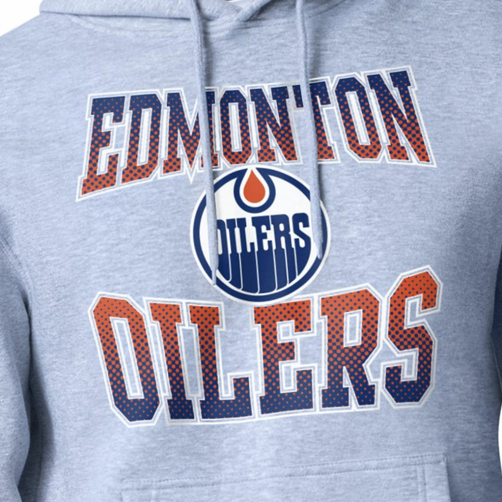Edmonton Oilers Starter Comic Style Team Graphic Hoodie -  NHL Hoodies