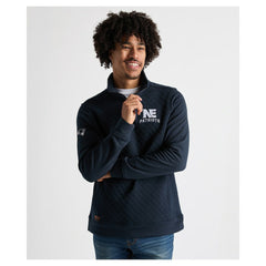 New England Patriots Charles River x  Franconia Quilted Quarter-Zip Sweatshirt | NFL Outlet