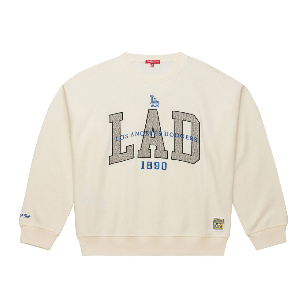 Los Angeles Dodgers Mitchell & Ness Women's Premium Crewneck Sweatshirt - MLB Sweatshirts