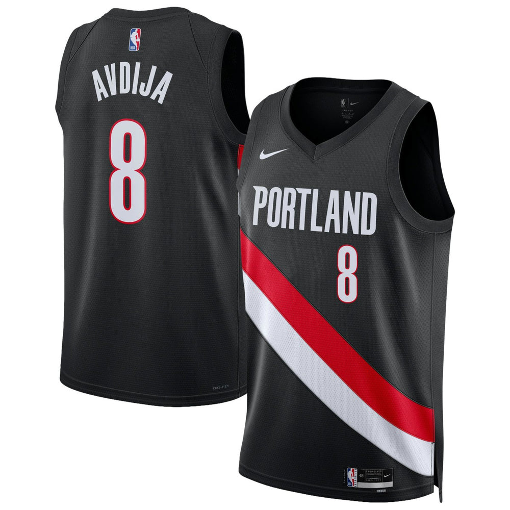Black Deni Avdija Portland Trail Blazers Unisex Swingman Jersey | NBA