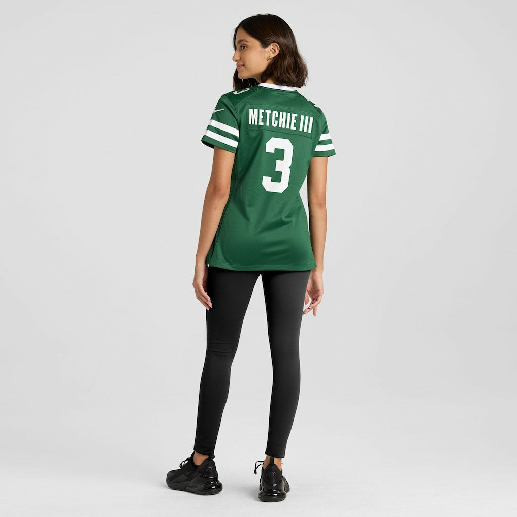 New York Jets John Metchie III  Women's Team Game Jersey | NFL Hot